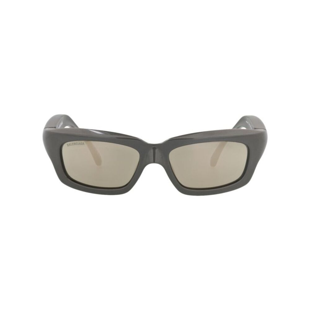 Balenciaga Square-Frame Bio-Injection Sunglasses Grey Mens